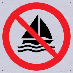 Prohibition: No sailing